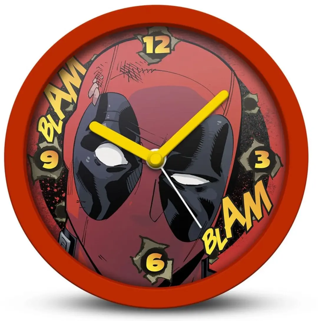 Pyramid International Deadpool Blam Blam Bureauklok - 12cm - afbeelding 5 van 5