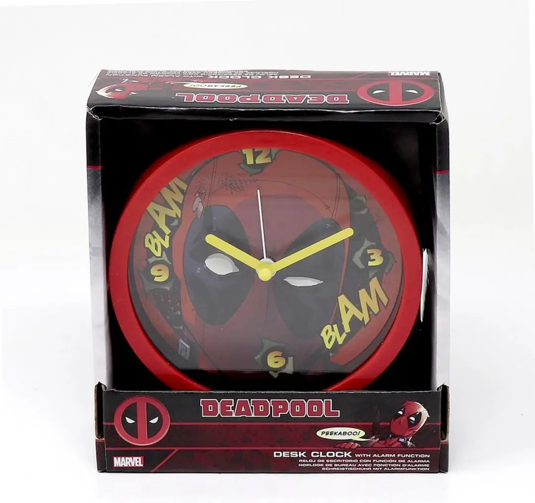 Pyramid International Deadpool Blam Blam Bureauklok - 12cm - afbeelding 2 van 5