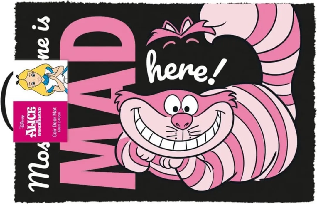 Pyramid Disney Alice in Wonderland Deurmat 40x60cm