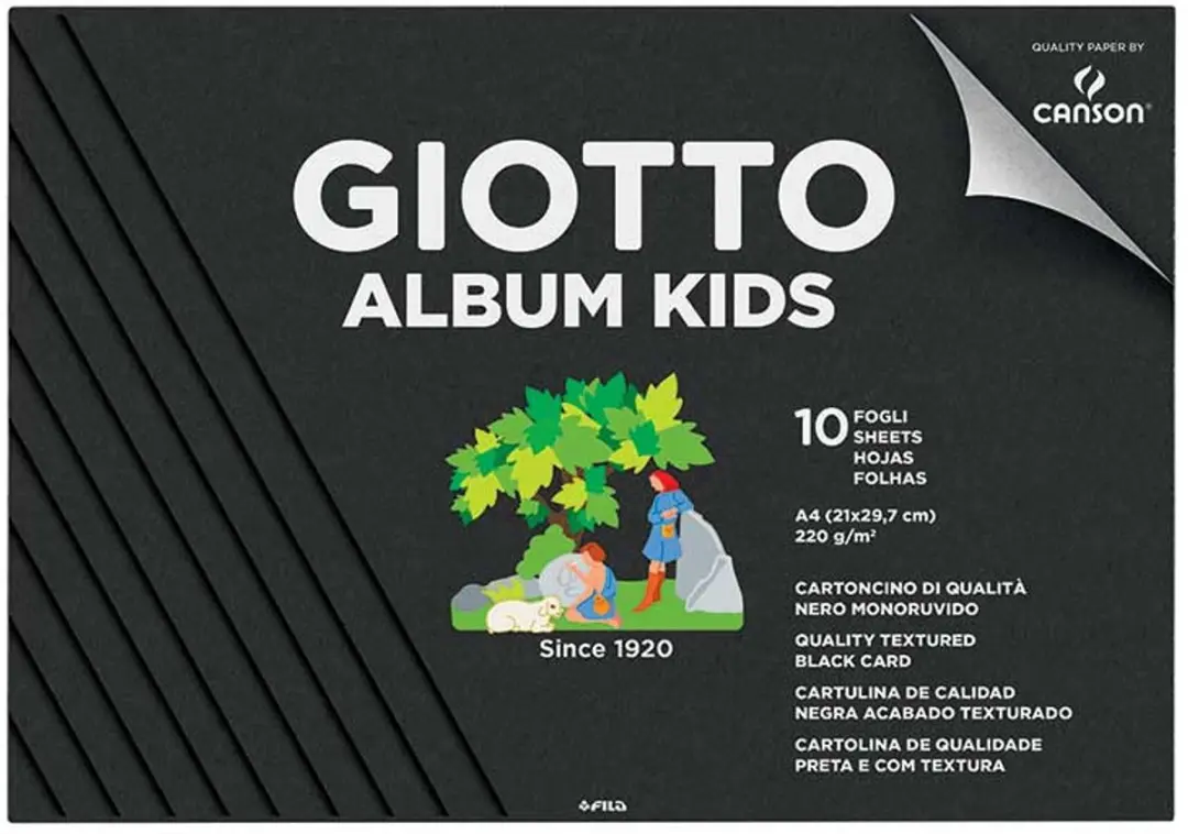 Giotto 580600 creatief papier Kunstpapier 10 vel