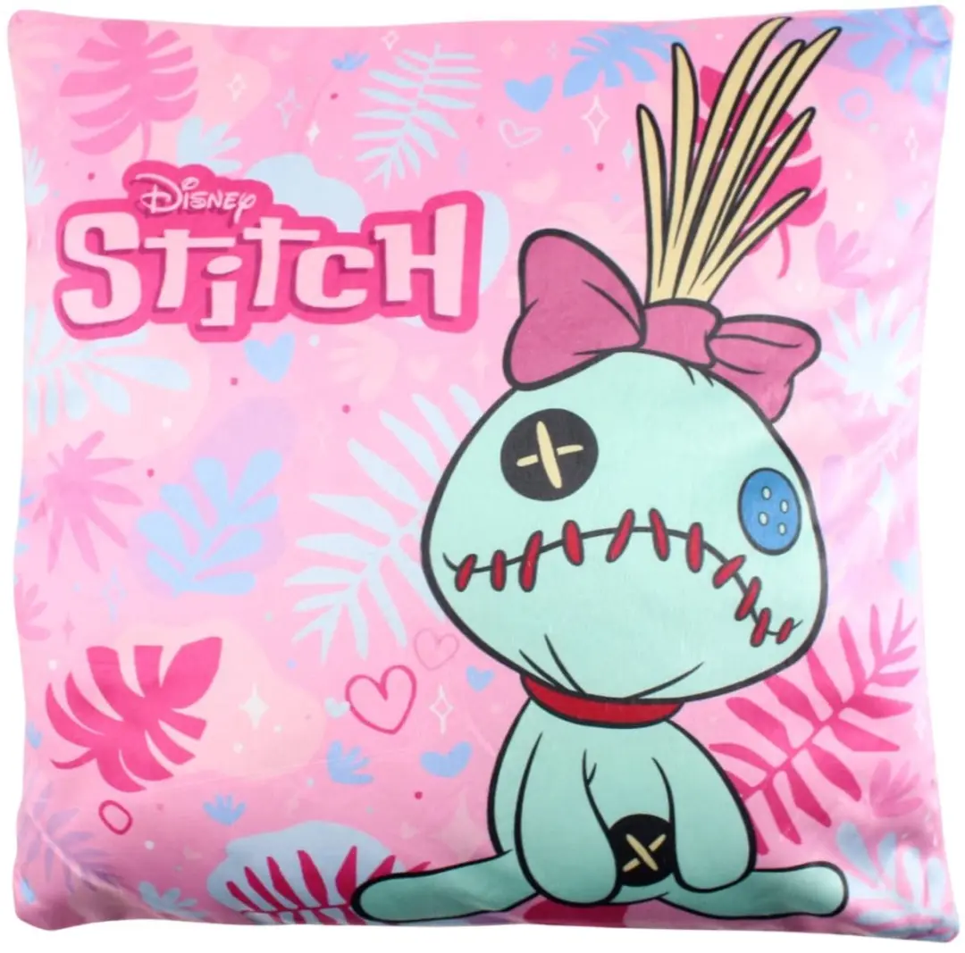 Lilo & Stitch Sierkussen 38x38cm - Roze - afbeelding 3 van 4