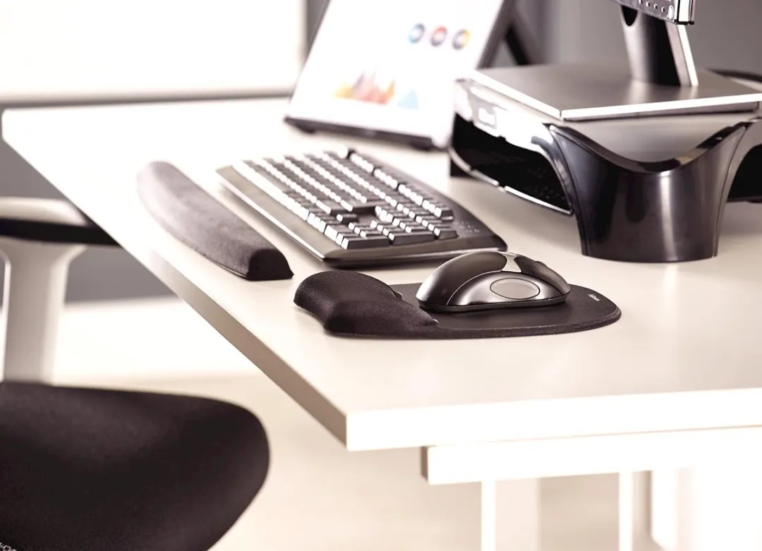 Fellowes Toetsenbord Polssteun Ergonomisch 9178201 - Zwart