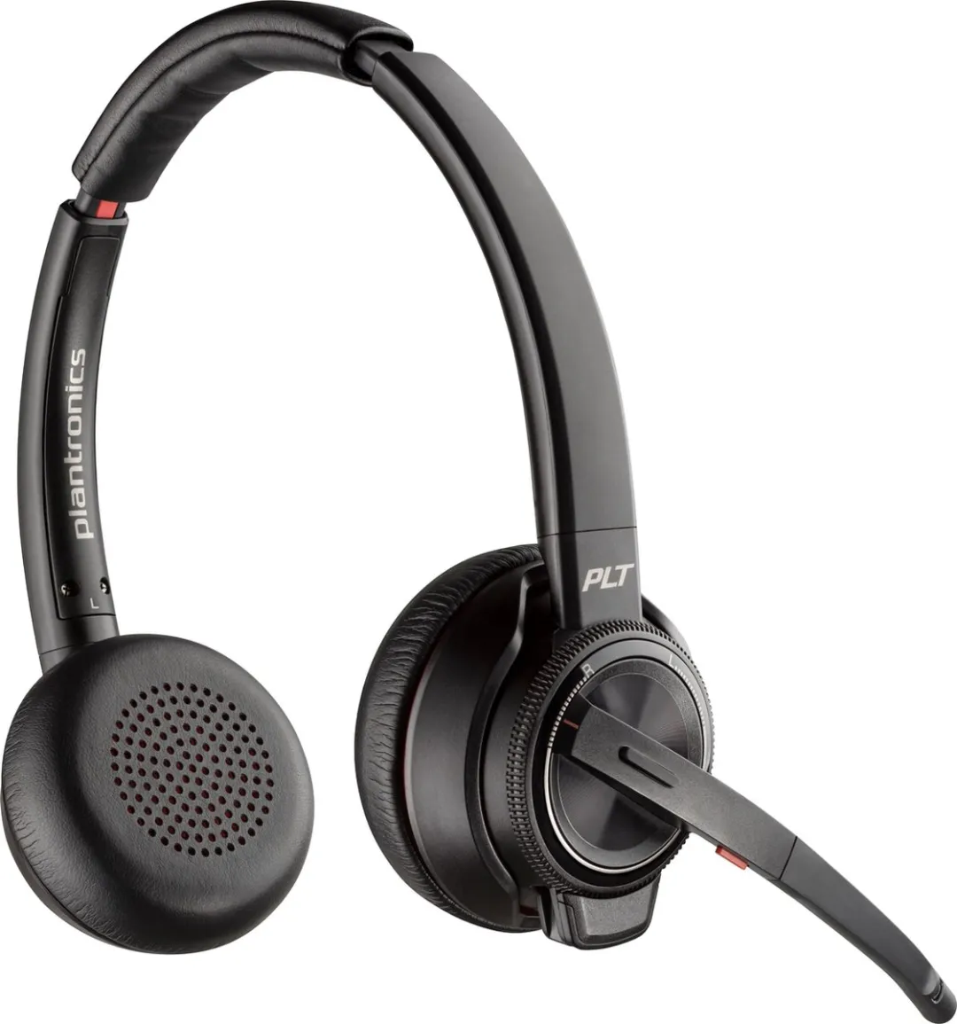 Poly Savi 8220 Stereo DECT Headset - MPN 8Y9C4AA - Zwart