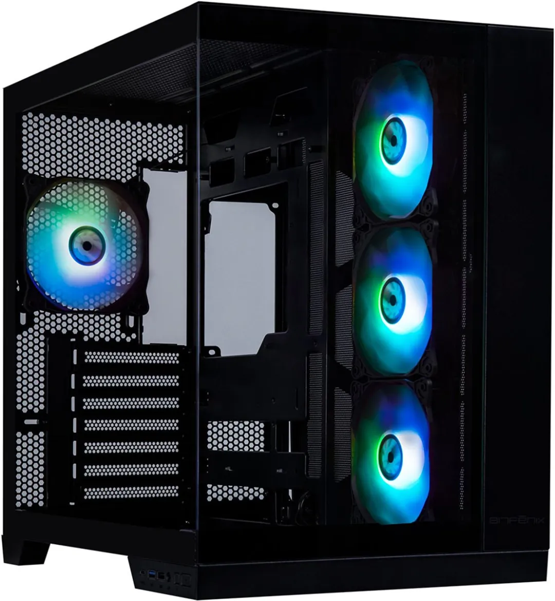 BitFenix MH100 ARGB Gehard Glas USB 3.1 Mid Tower BPAB 750W 80+ Bronze ATX Gaming Behuizing