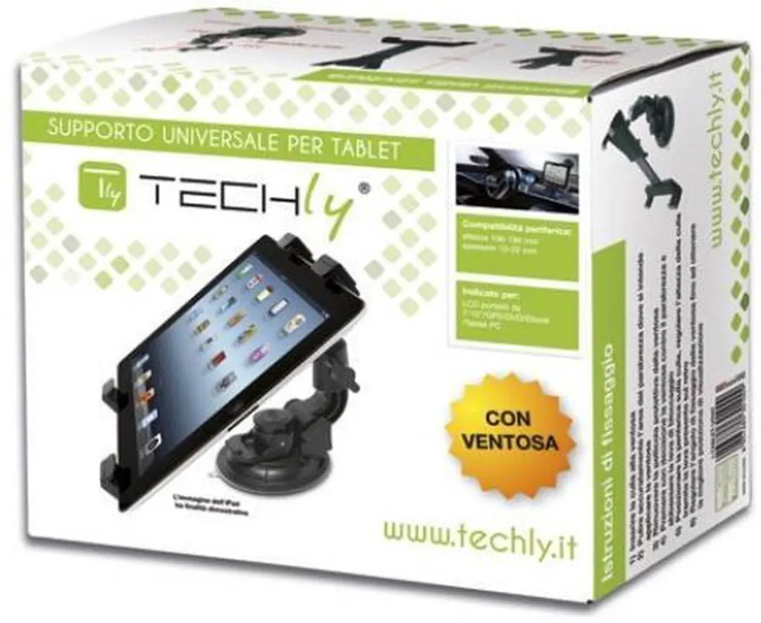 Techly I-Tablet-Vent Tablethouder - Zwart - afbeelding 5 van 6
