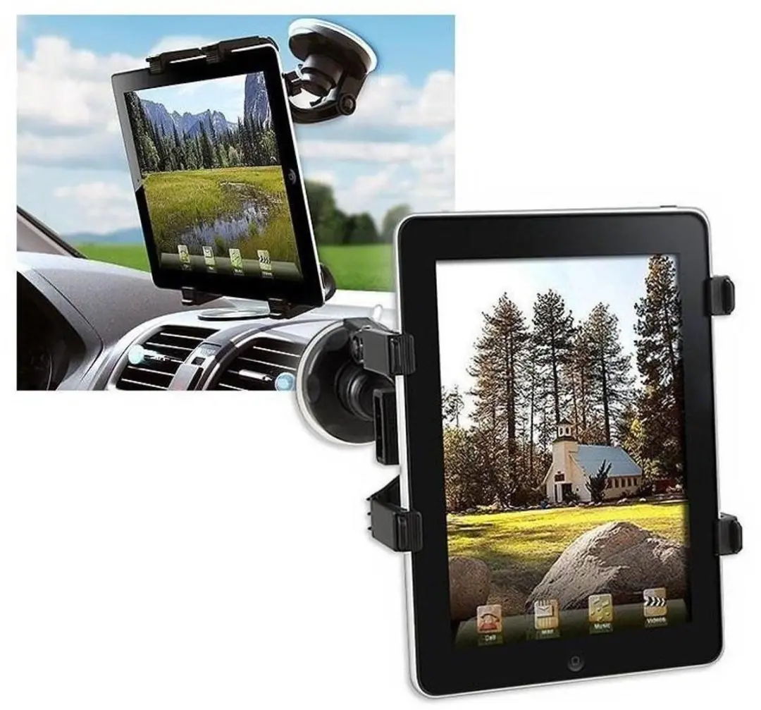 Techly I-Tablet-Vent Tablethouder - Zwart - afbeelding 6 van 6