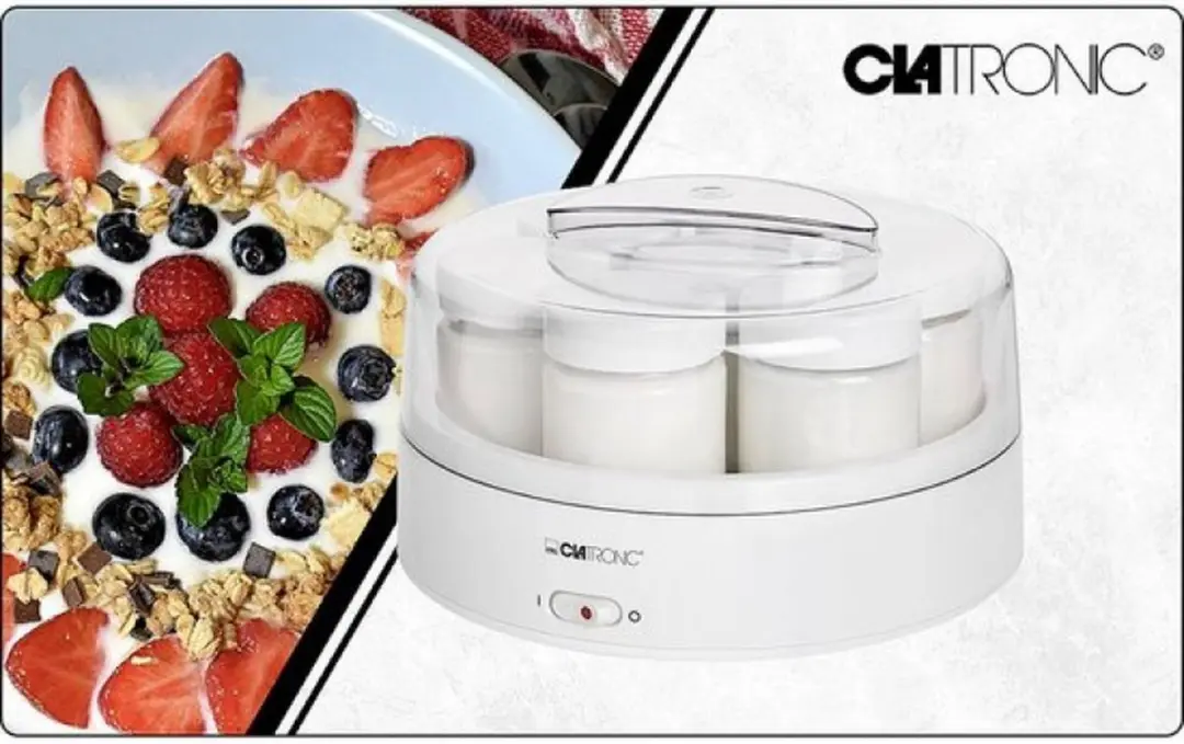 Clatronic JM 3344 Yoghurtmaker - 14W - 1100ml - Wit - afbeelding 5 van 6