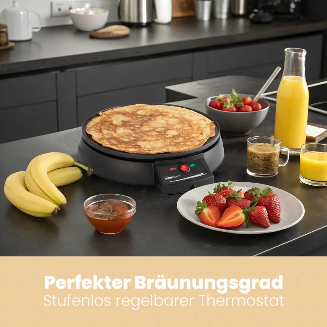 Clatronic CM 3372 Crêpemaker - 900W - Zwart - afbeelding 6 van 6