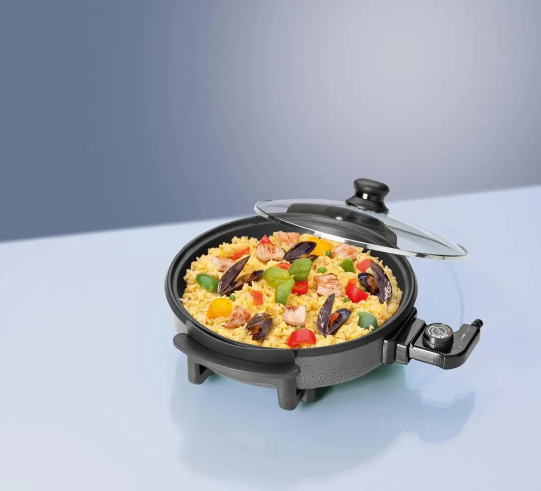 Clatronic PP 3401 Party Pan - 1500W - Zwart - afbeelding 2 van 2