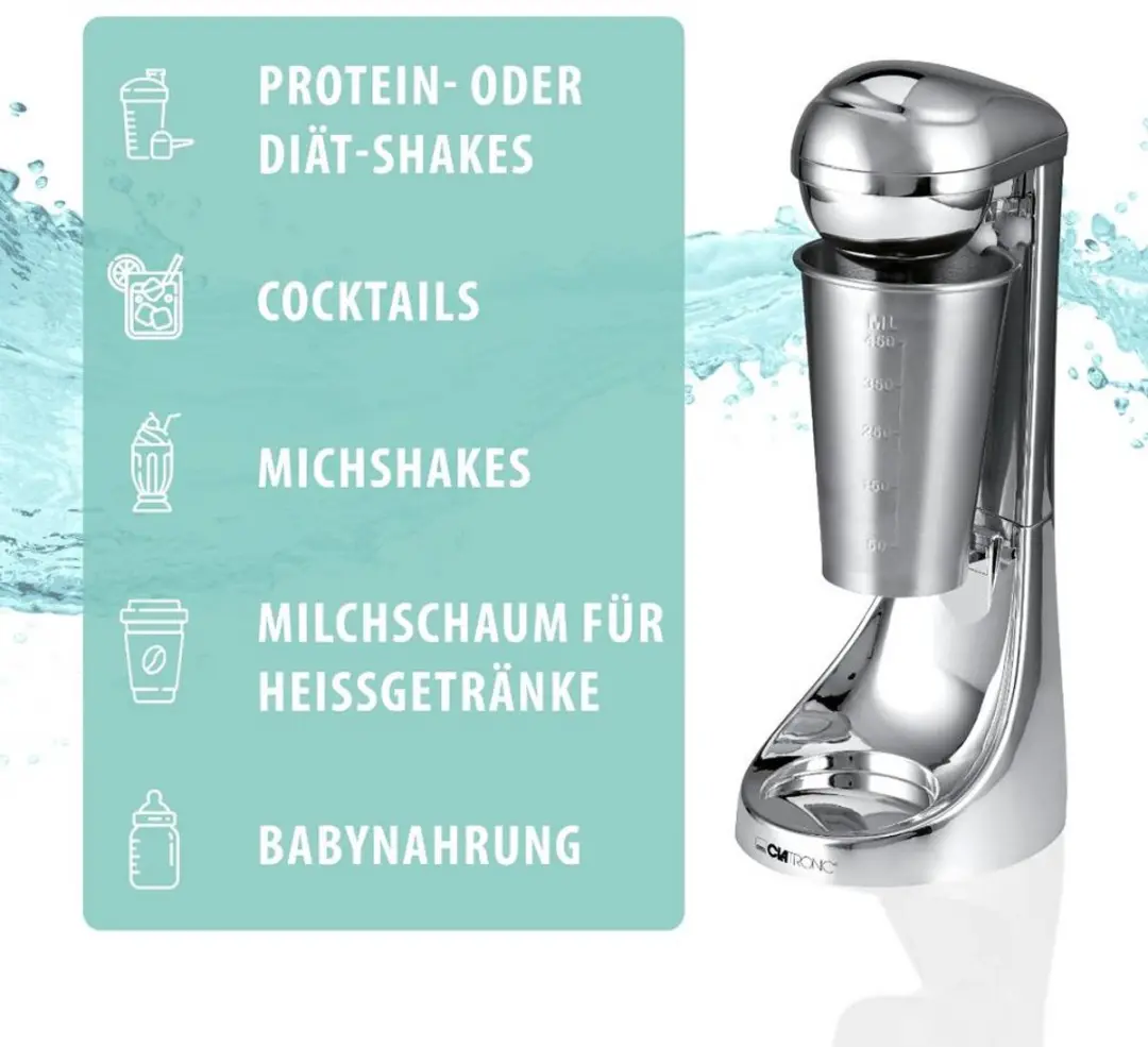 Clatronic BM 3472 Barmixer - 65W - 0.5L RVS - afbeelding 4 van 6