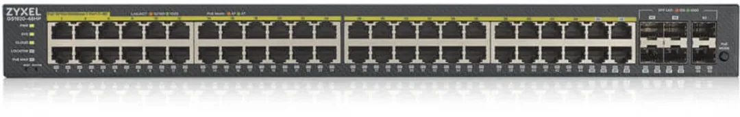 Zyxel GS1920-48HPV2 Managed Switch - 50x PoE 100Gbps - Zwart