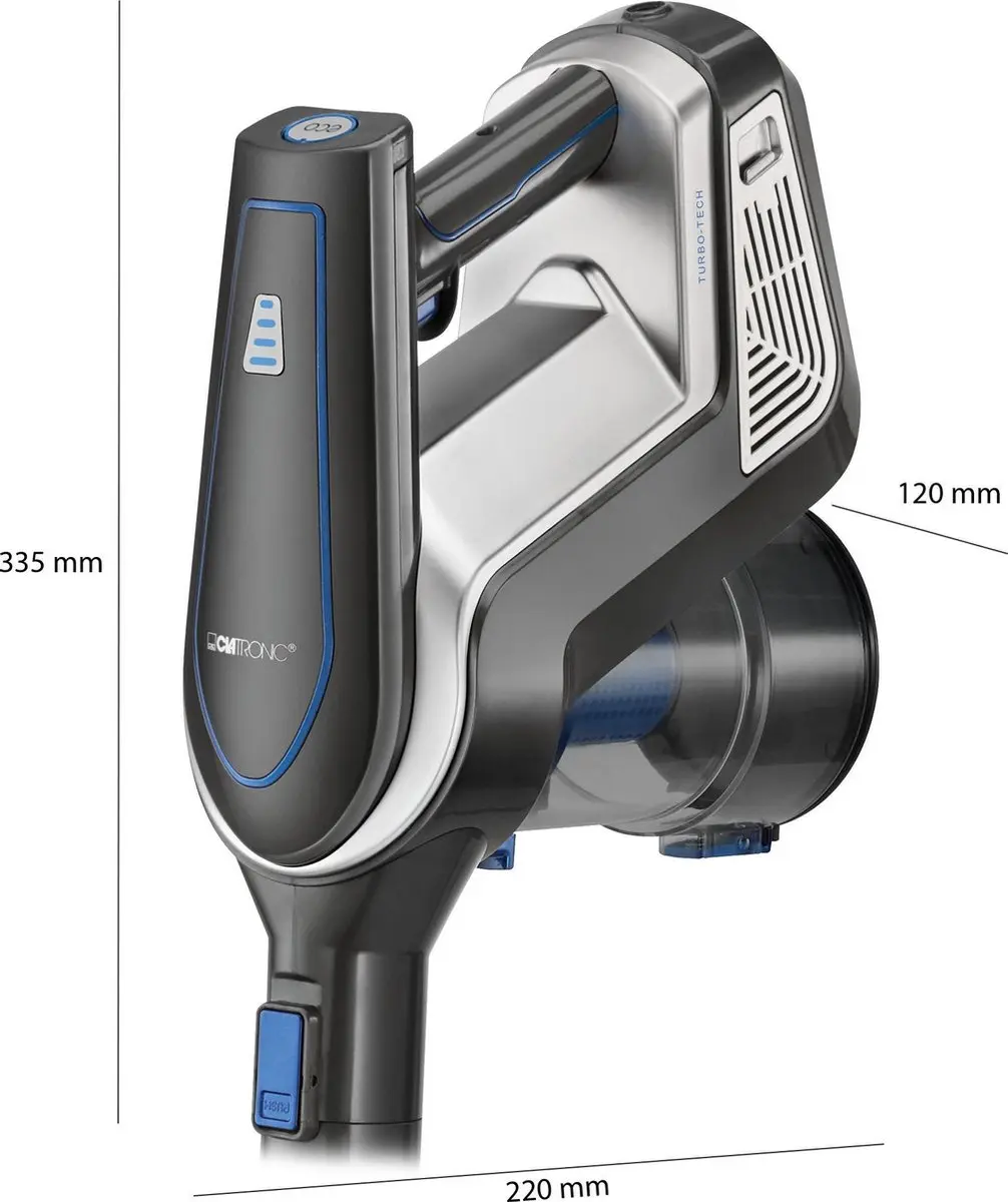 Clatronic BS 1312 A 2-in-1 Accu Hand/Vloerstofzuiger - afbeelding 4 van 6