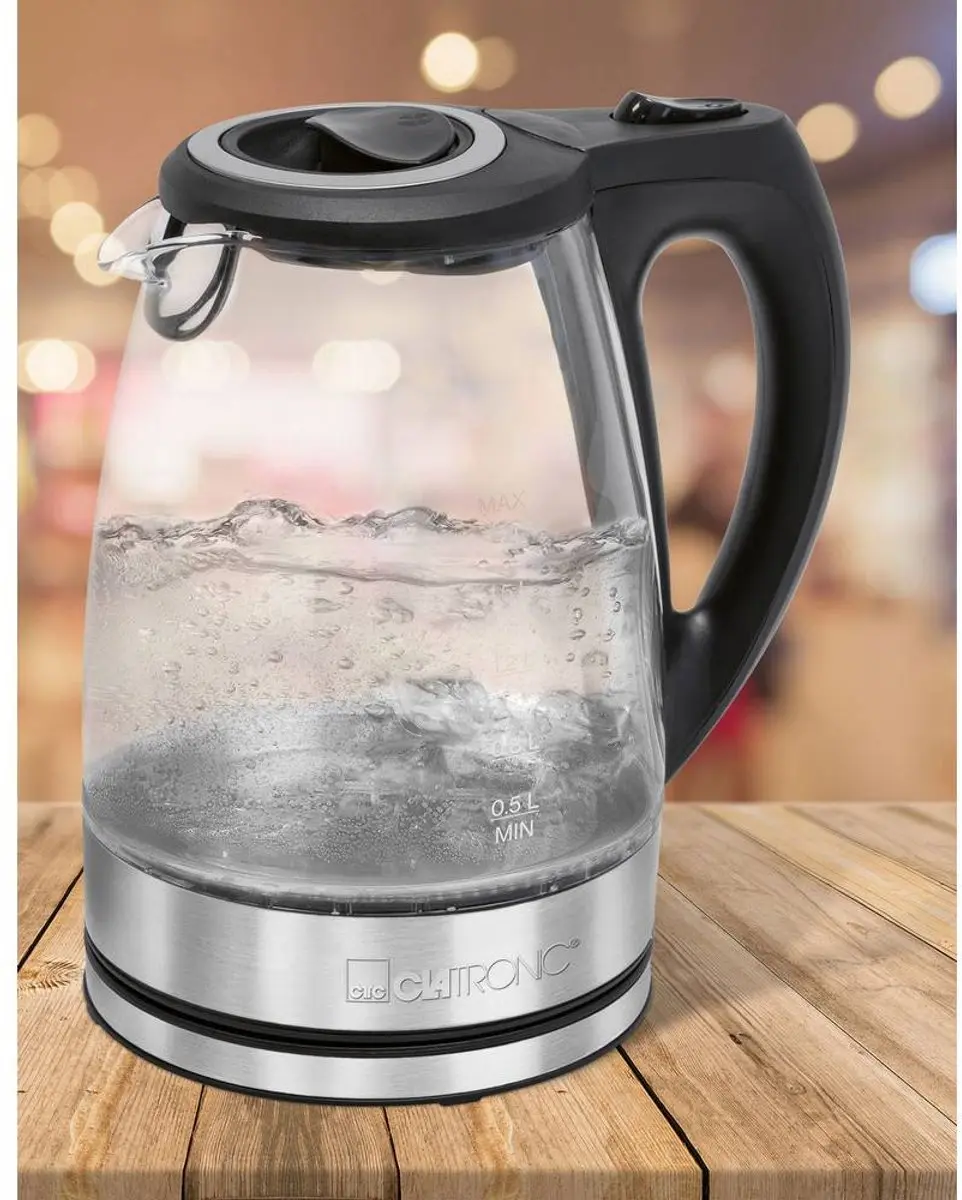 Clatronic WKS 3744 G Waterkoker - 1.7l - 2200W - Zilver - afbeelding 3 van 4