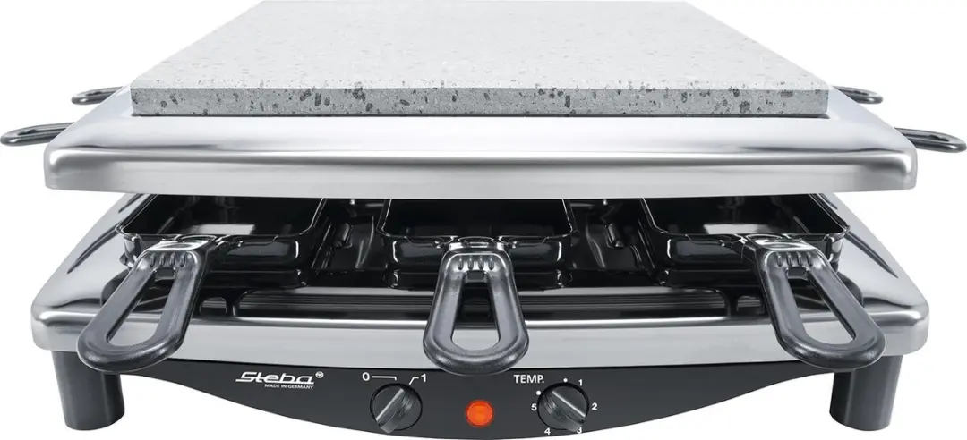 Steba RC3 Plus Gourmetstel - 1450W - 8 personen - Chroom - afbeelding 2 van 6