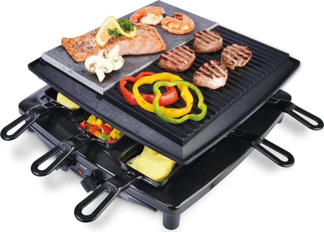 Steba RC 4 Plus Steengrill Gourmetset - Zwart - afbeelding 2 van 6