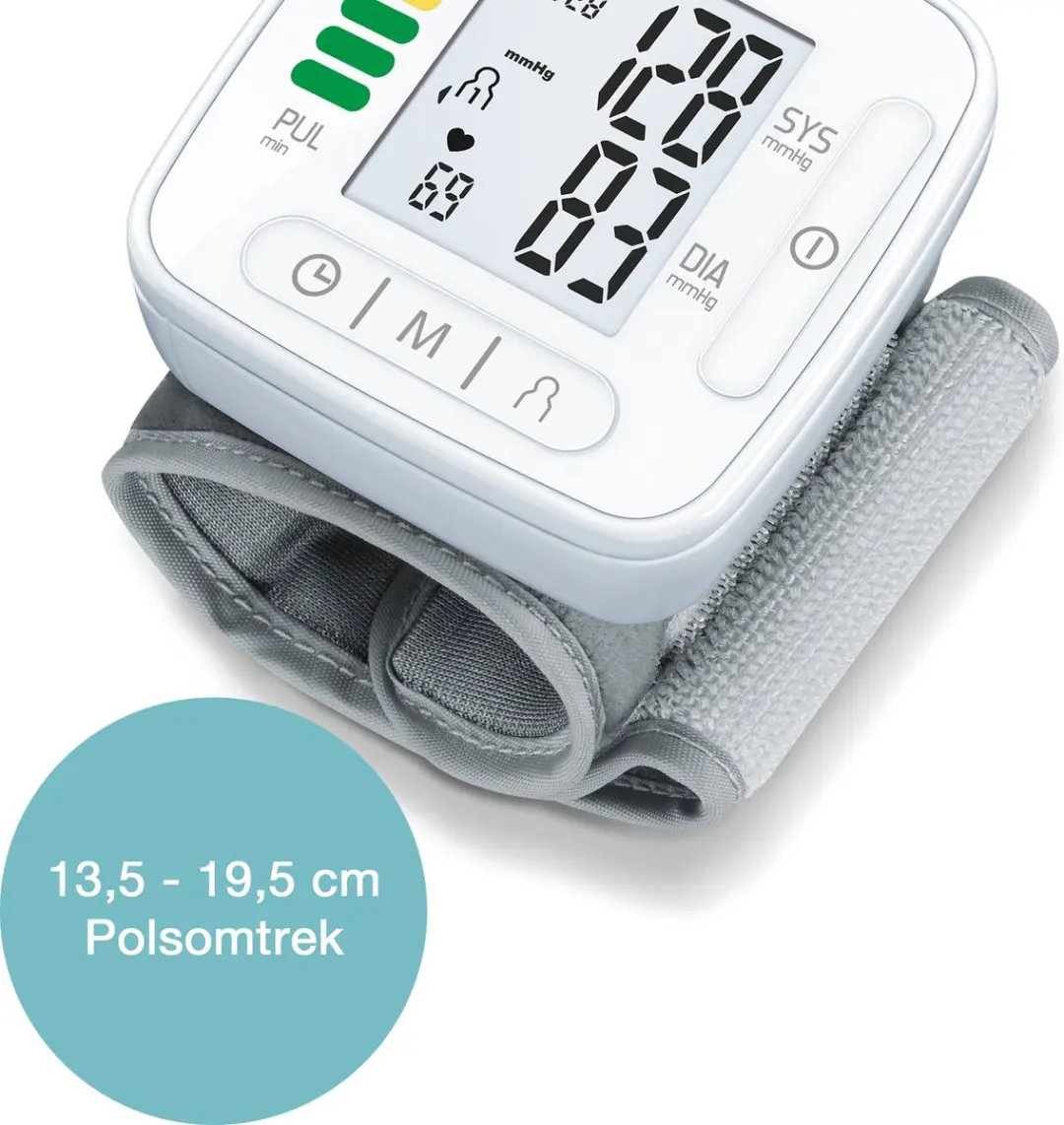 Sanitas SBC 22 Bloeddrukmeter Pols - Hartslagmeter - Wit/Grijs - afbeelding 5 van 6