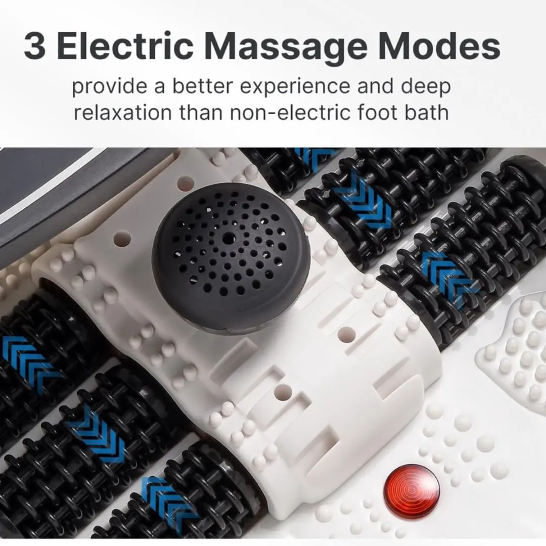 Renpho PEU-JD-618-BK Voetenbad Massager - Zwart - afbeelding 3 van 6
