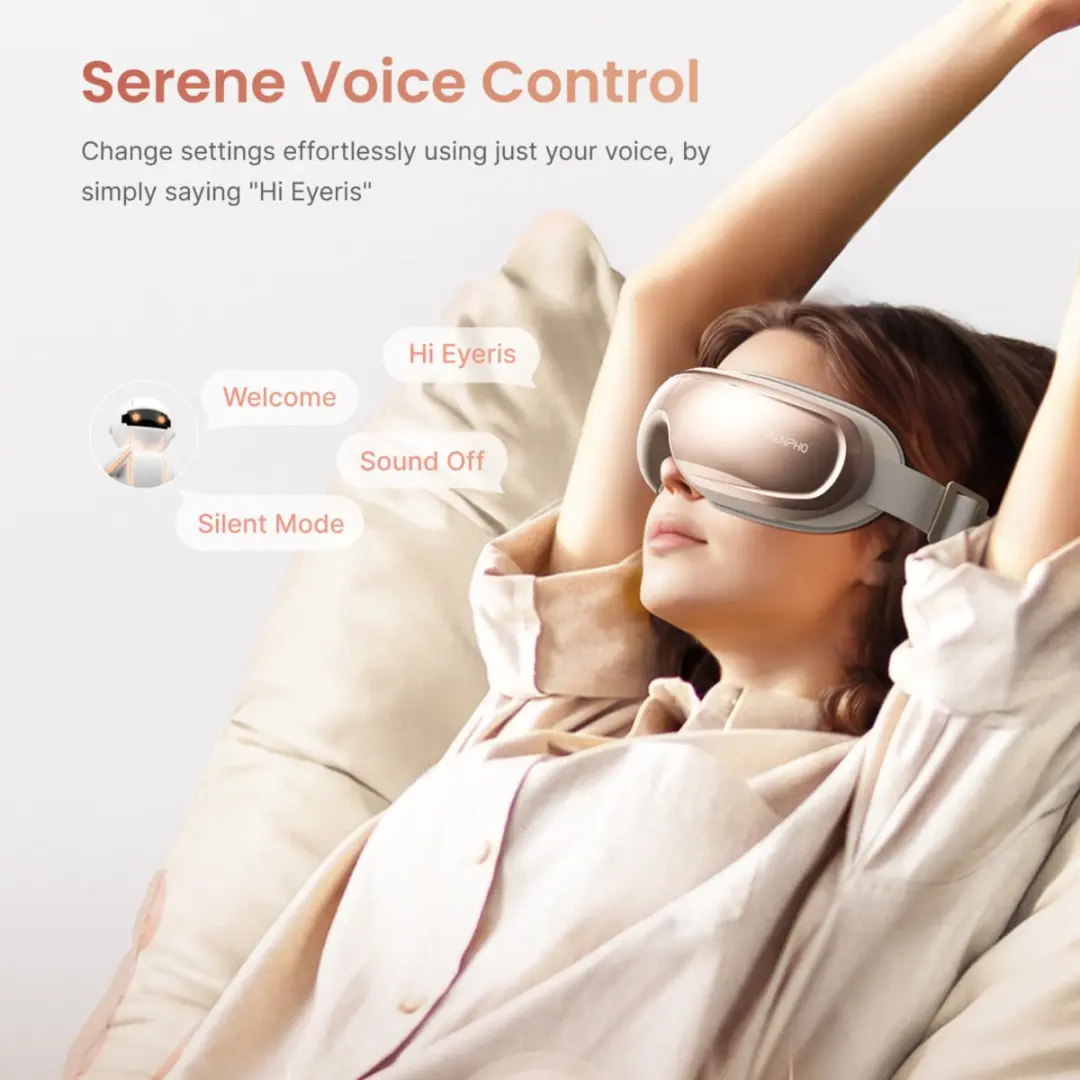 Renpho Eyeris 3 Oogmassager - Rose Goud - afbeelding 6 van 6