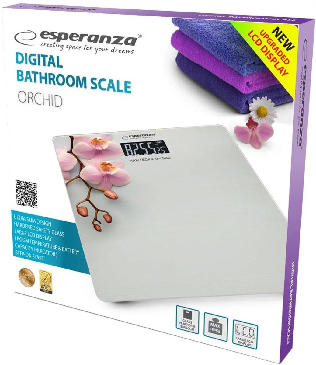 Esperanza Orchid EBS010 Personenweegschaal - 180 kg - afbeelding 4 van 5
