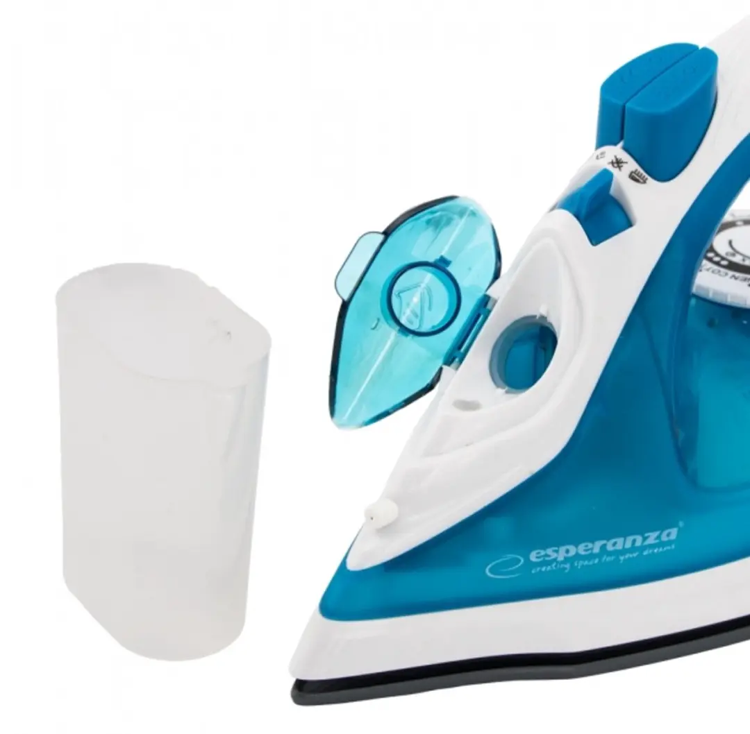 Esperanza EHI002 Stoomstrijkijzer - Blauw - afbeelding 2 van 2