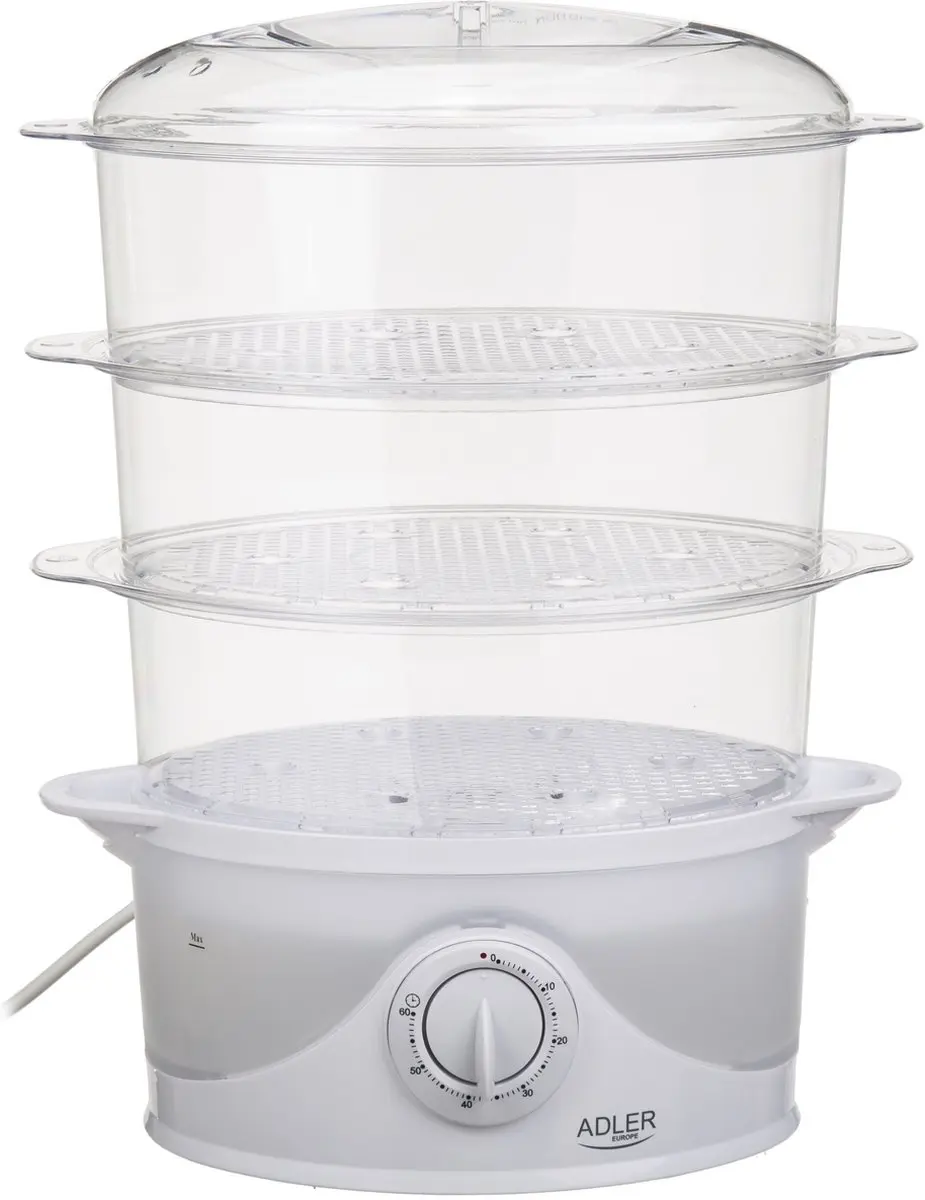 Adler AD 633 Stoomkoker 800W - 9L - Wit - afbeelding 5 van 6