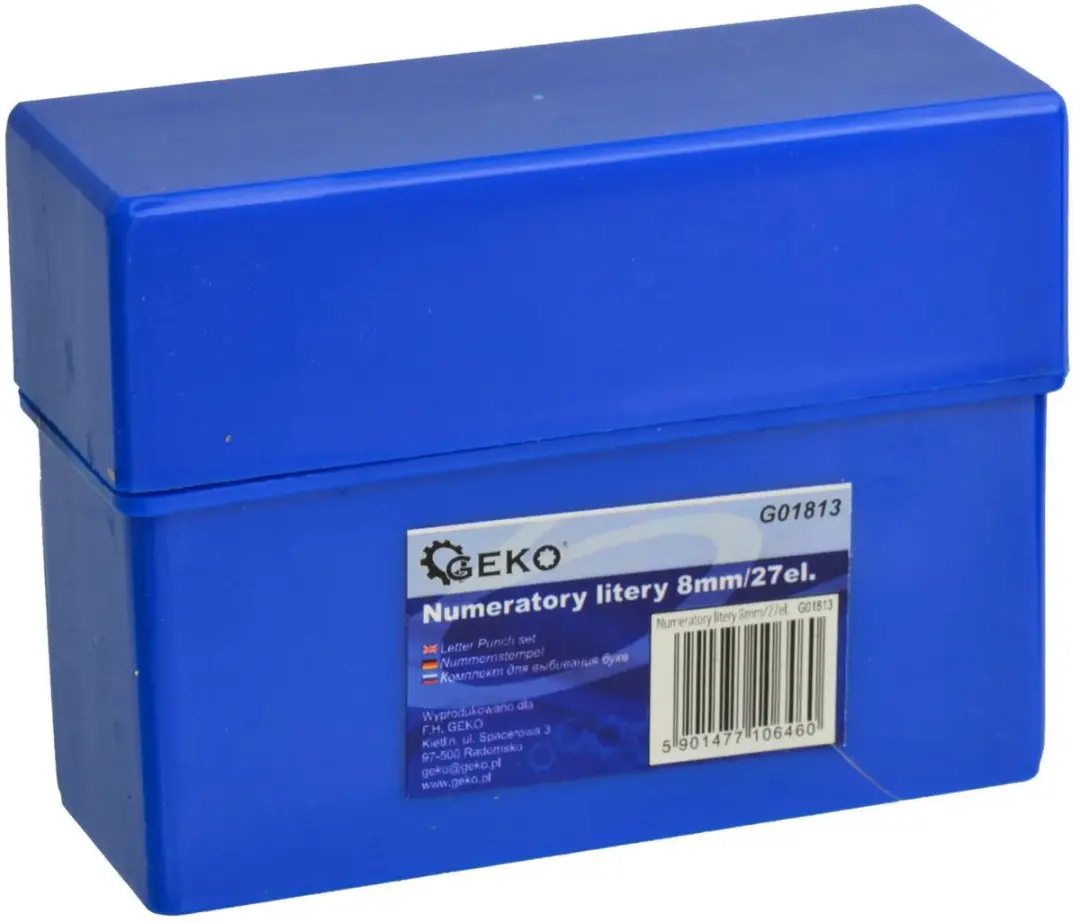 GEKO Letterstempels 8 mm - 27-delig - afbeelding 2 van 3