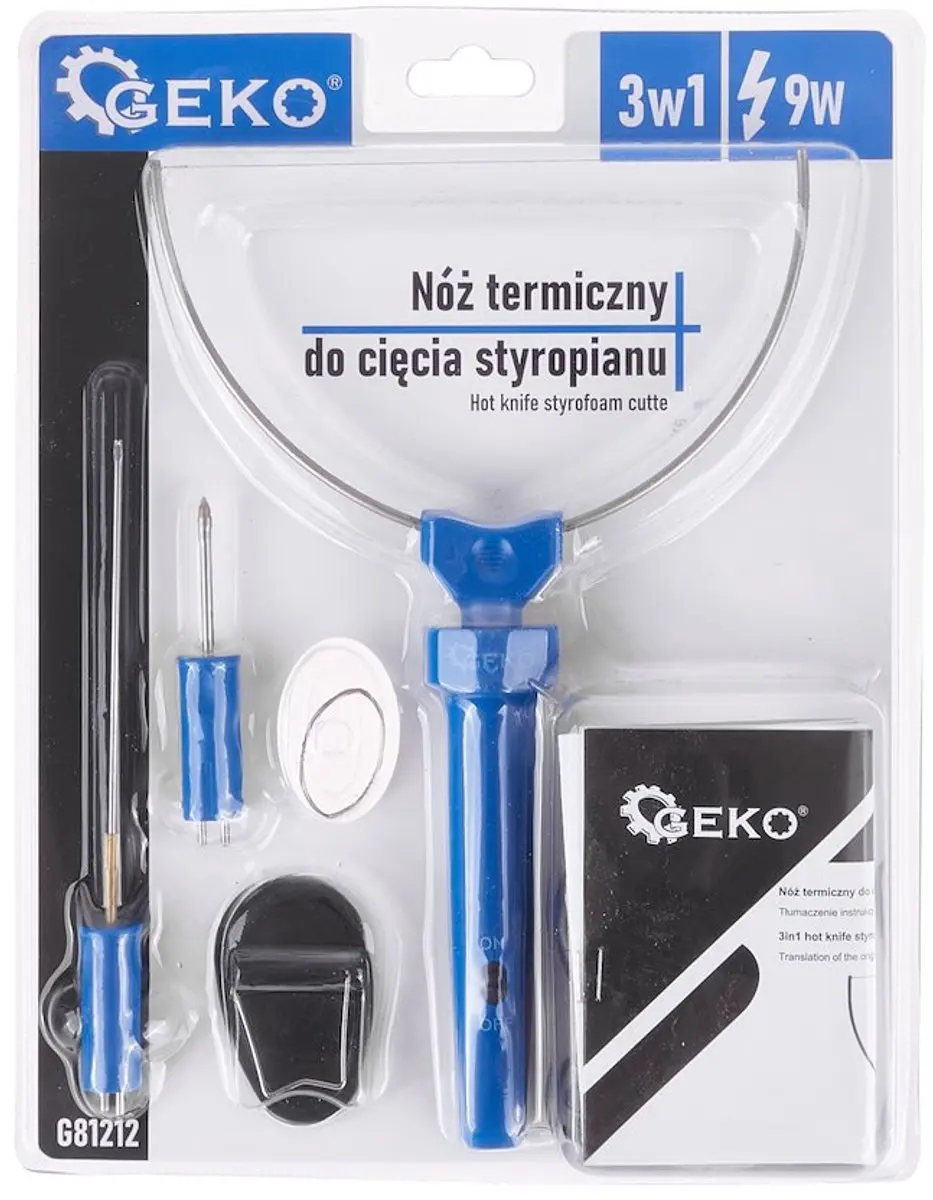 GEKO Heetmes Styrofoam Snijder G81210 - afbeelding 5 van 6