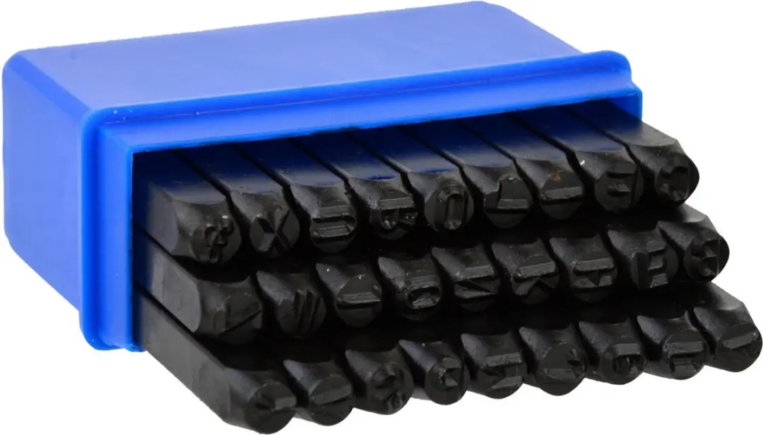 GEKO Letterstempelset 5 mm - 27-delig - Koolstofstaal - afbeelding 5 van 5