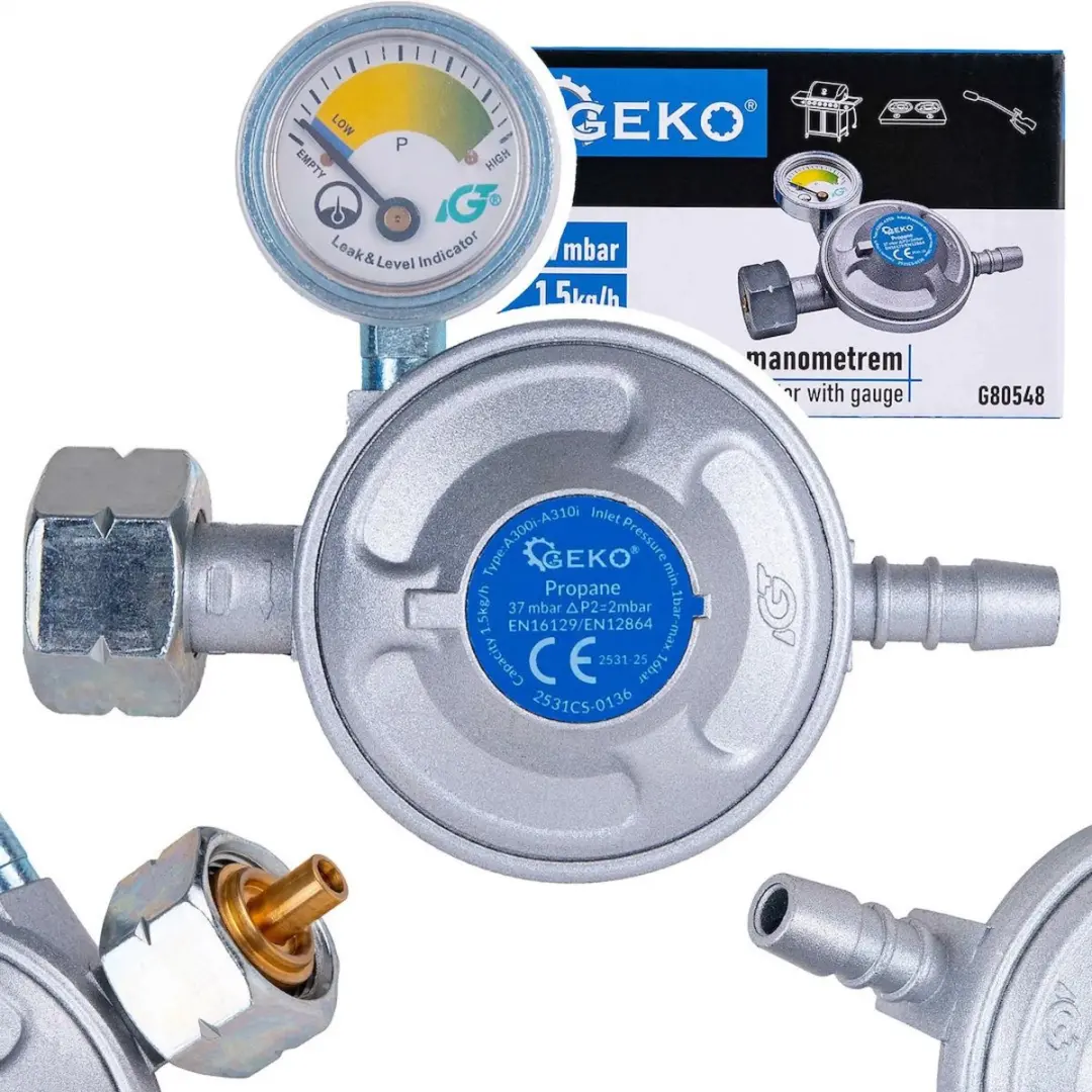 GEKO Gasregelaar met manometer