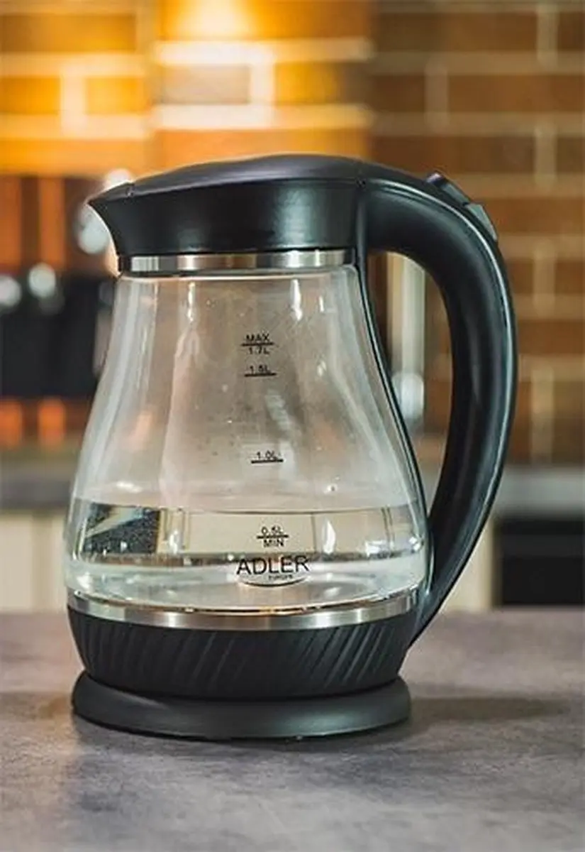 Adler AD1274b Waterkoker - 2200W - 1.7 liter - Zwart - afbeelding 6 van 6