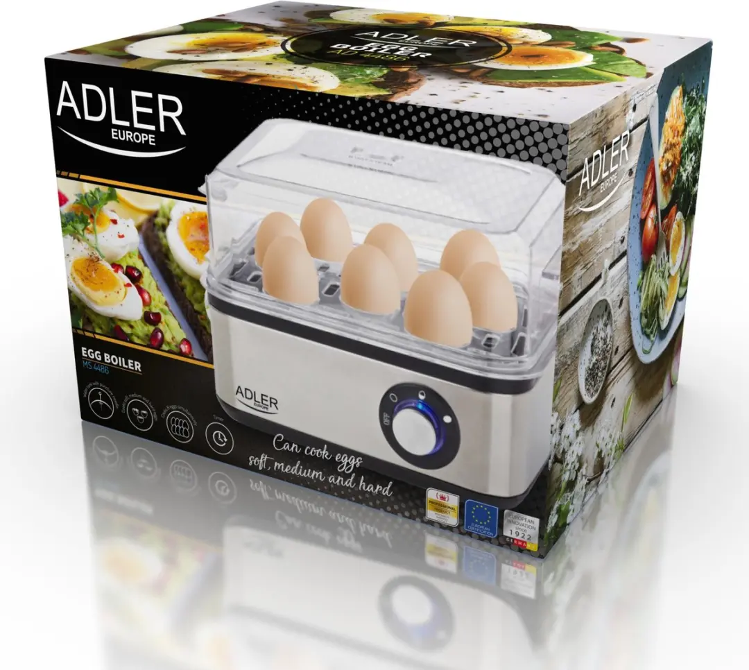 Adler AD 4486 Eierkoker - 8 Eieren - afbeelding 2 van 6