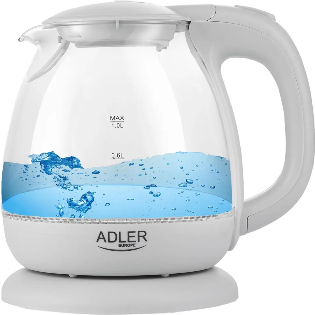 Adler AD 1283G Waterkoker - 1.0 L - Grijs - afbeelding 3 van 6