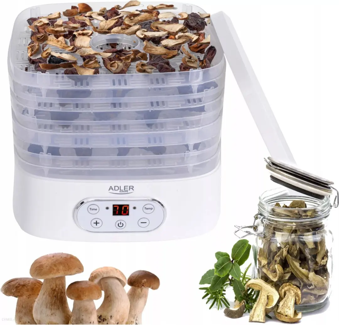 Adler AD 6658 Voedseldehydrator - 230W - 4 Lades - Wit - afbeelding 4 van 6