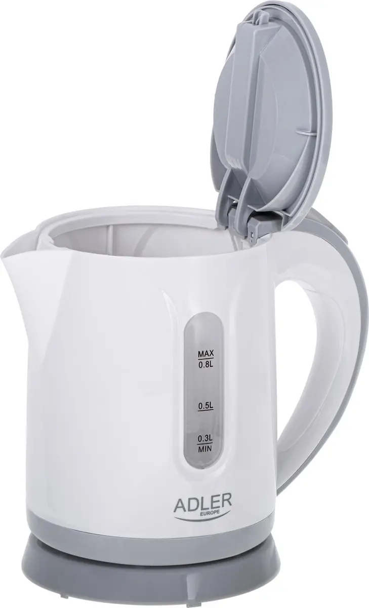 Adler AD 1371 Waterkoker - 0.8 liter - 850W - Grijs - afbeelding 4 van 6