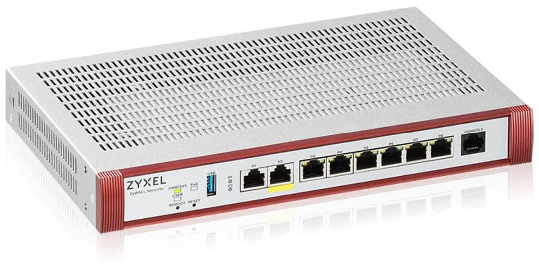Zyxel ZyWALL USG FLEX 100HP Firewall - 8x 1GbE Poorten - Wit