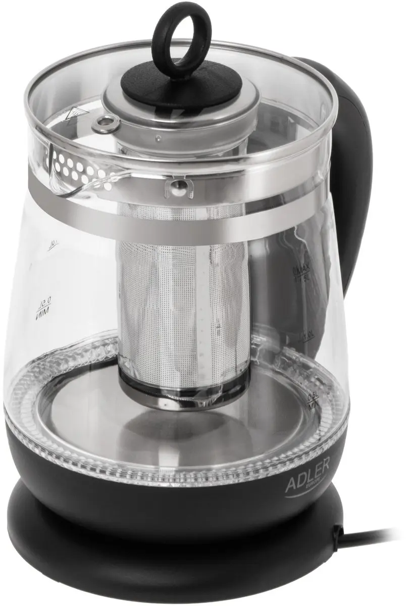 Adler AD 1299b Waterkoker - 1.5L - 2200W - Zwart - afbeelding 3 van 6