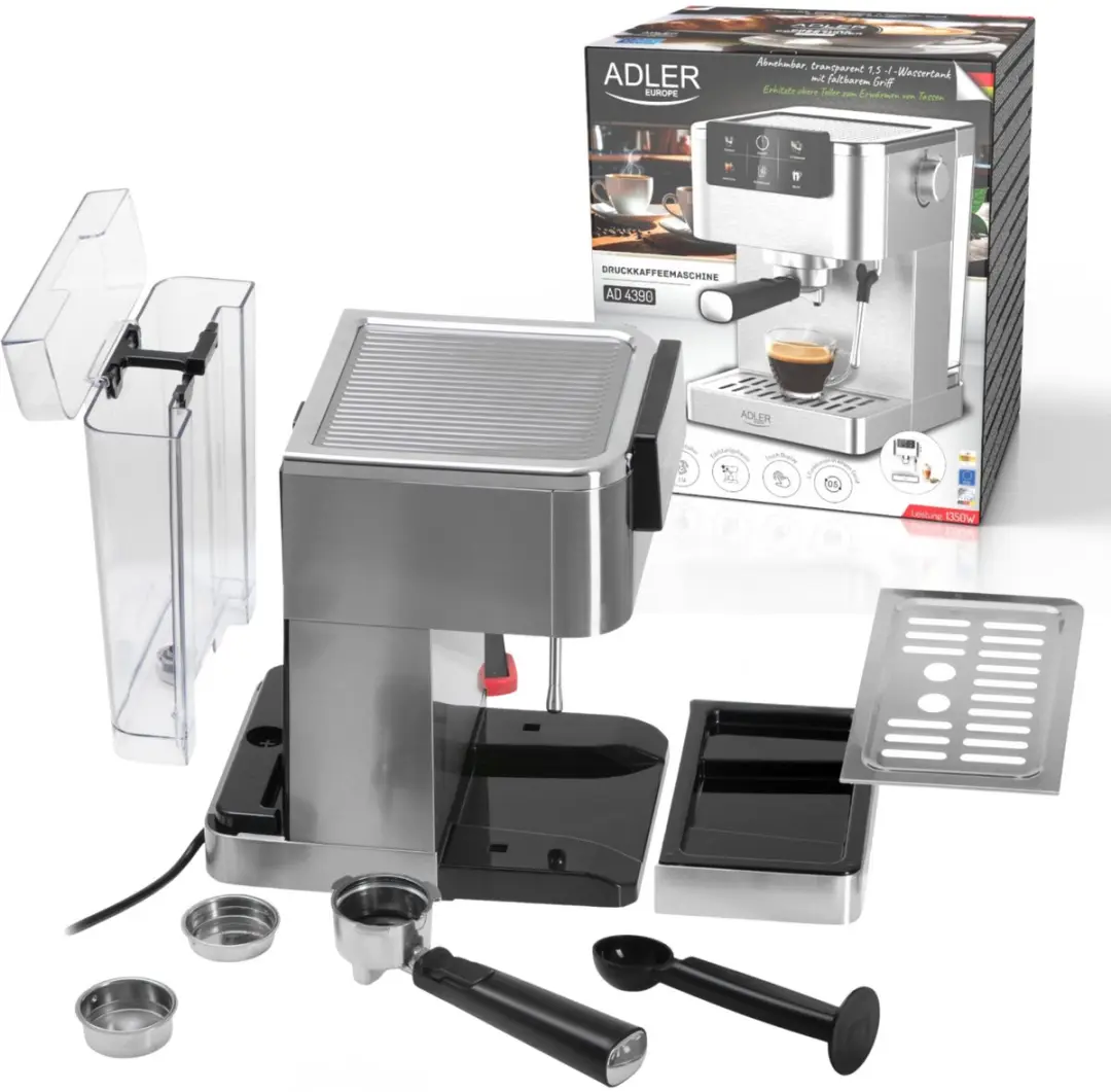 Adler AD4390 Volautomatische Espressomachine - 20 bar - afbeelding 3 van 6