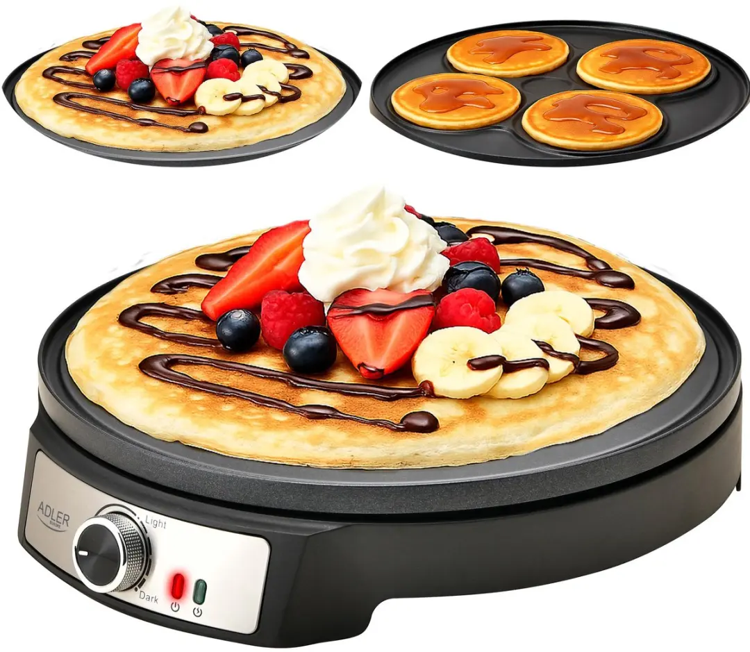 Adler AD3093 Pannenkoekenmaker - 1600W - 30cm - afbeelding 6 van 6