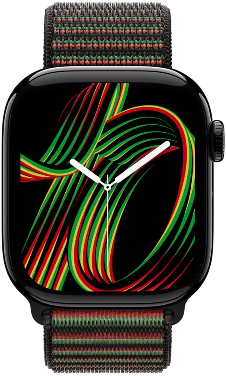 Apple Geweven Sportband Black Unity - 42mm - Apple Watch