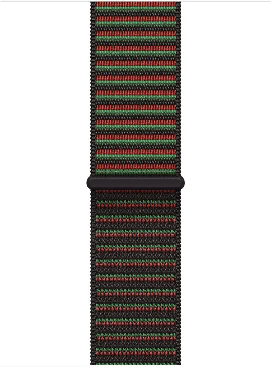 Apple Geweven Sportband Black Unity