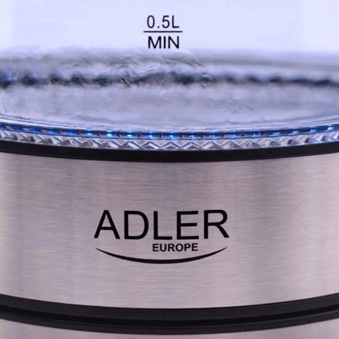 Adler AD 1225 Waterkoker 1.7L 2000W - Zwart - afbeelding 2 van 6