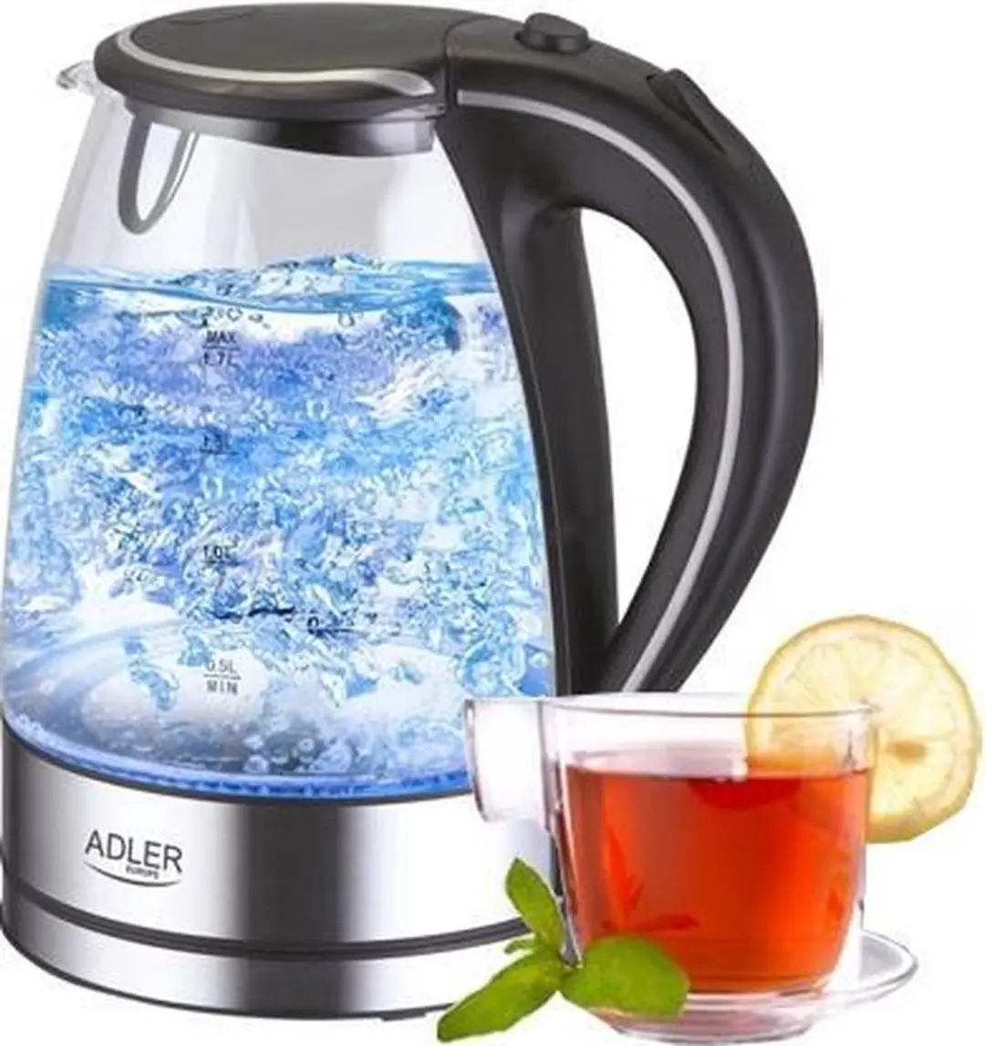 Adler AD 1225 Waterkoker 1.7L 2000W - Zwart - afbeelding 3 van 6