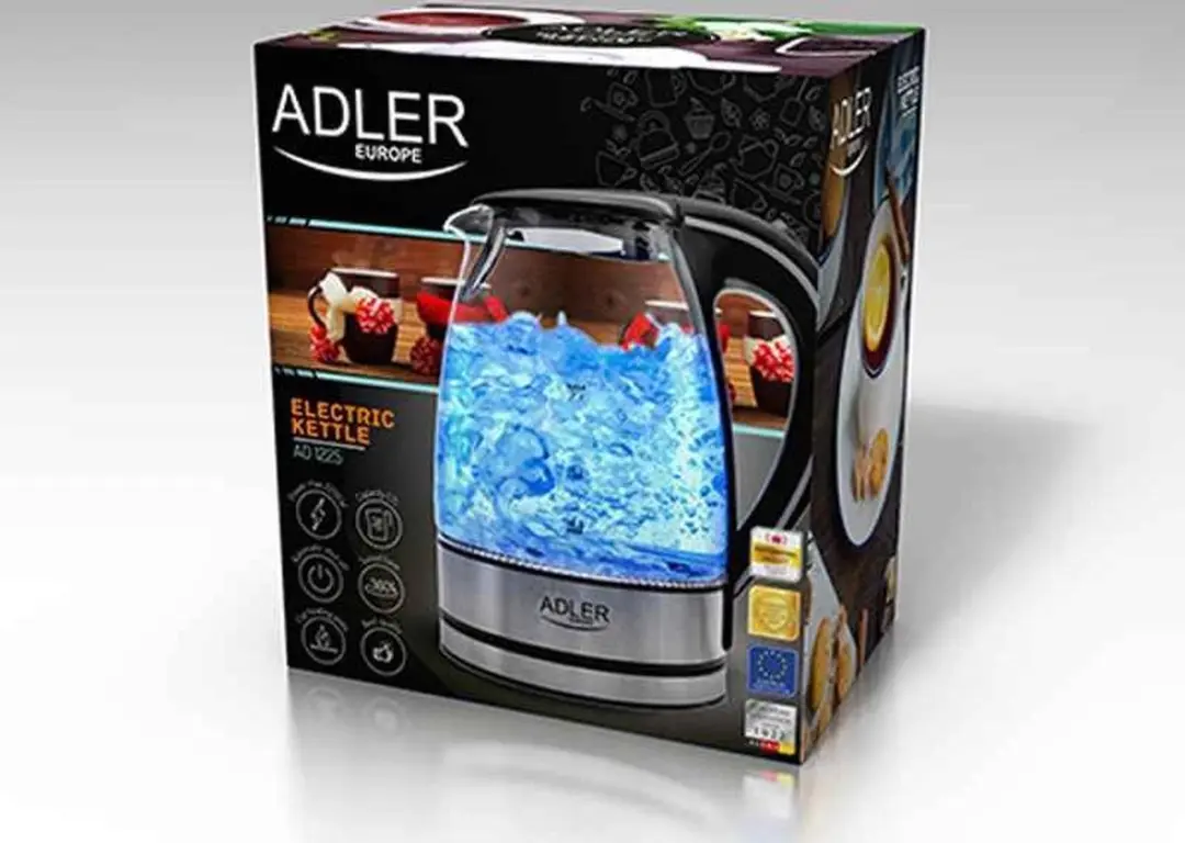 Adler AD 1225 Waterkoker 1.7L 2000W - Zwart - afbeelding 5 van 6