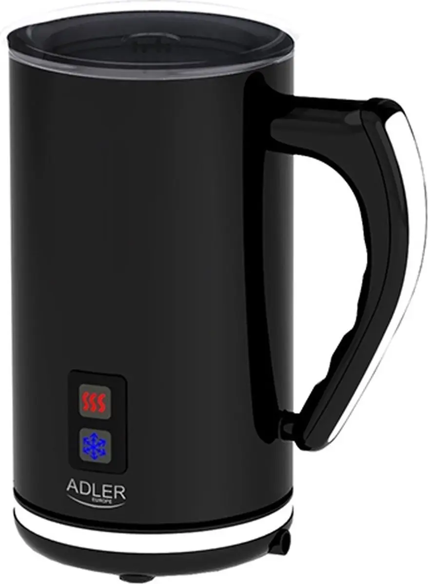 Adler AD 4478 Melkopschuimer - 500W - Zwart - afbeelding 5 van 6