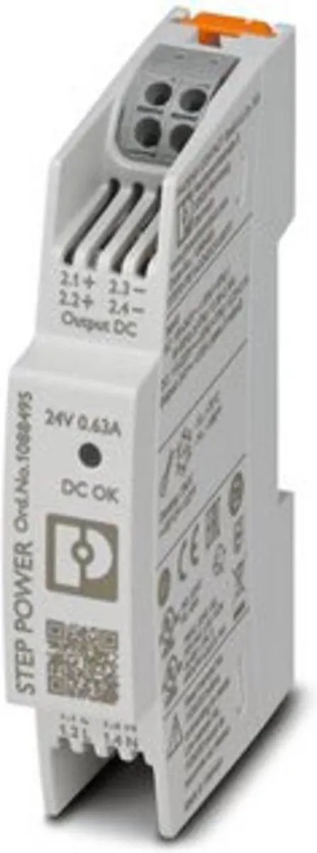 Phoenix Contact STEP3-PS/1AC/24DC/0.63/PT Netvoeding 24V 0.63A