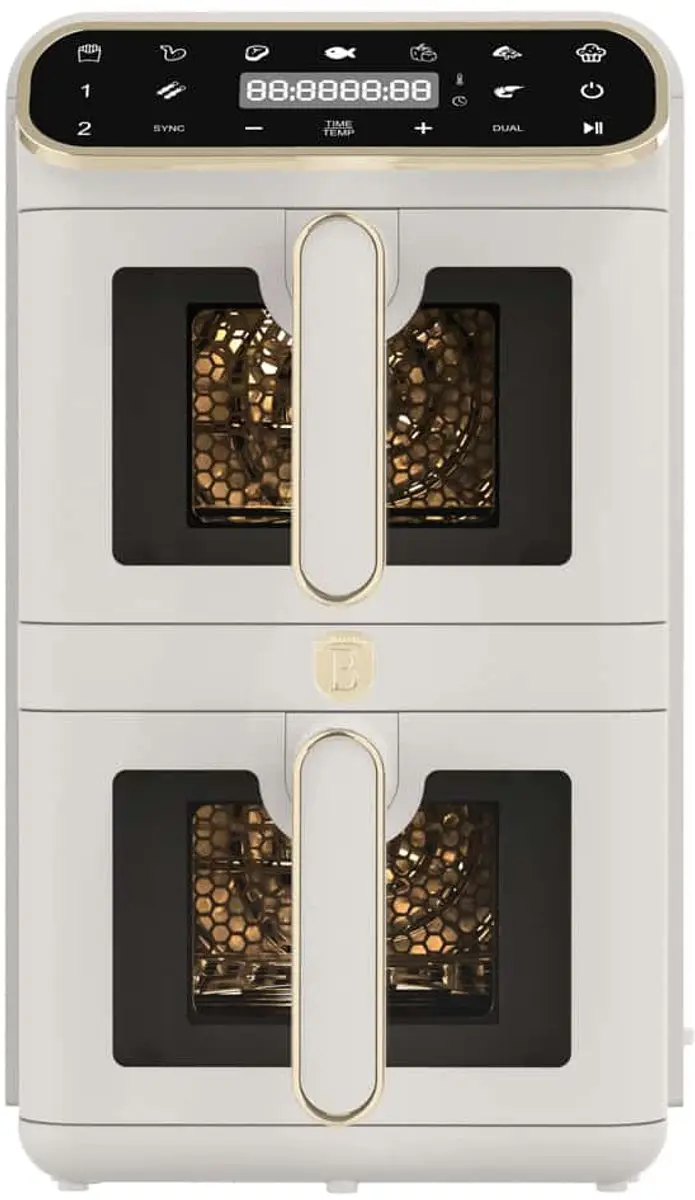 BerlingerHaus 9803 Dubbele Hetelucht Friteuse 11L 2460W - afbeelding 2 van 6