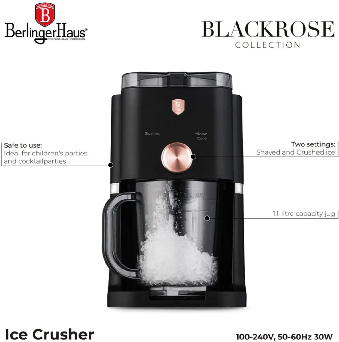 IJs- en slushiemachine uit de Black Rose-collectie - afbeelding 4 van 6