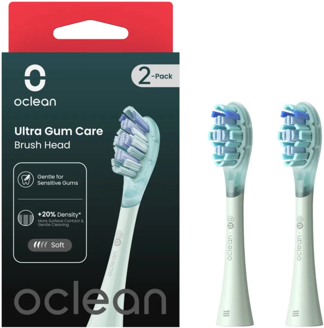 Oclean UG01, 2 stuk(s), Groen, Extra zacht, Oclean, Blister