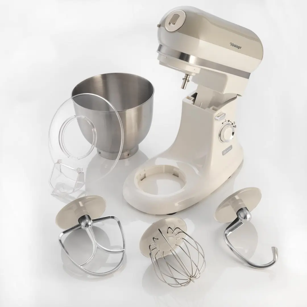 Ariete 1588/03 Vintage Keukenmachine - 5.5 liter - Beige - afbeelding 5 van 6