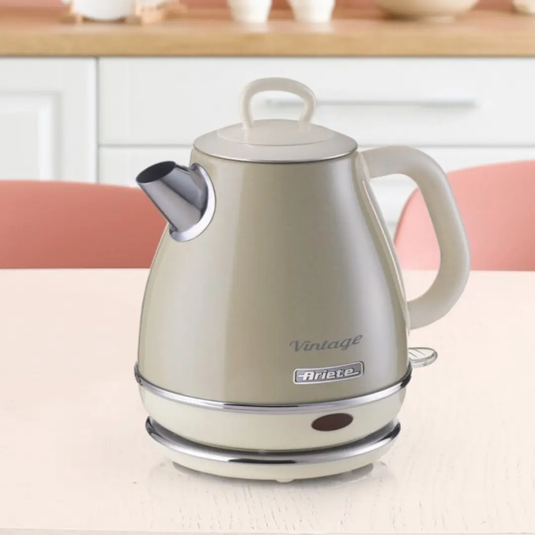 Ariete 2868/03 Vintage Waterkoker 1L - 1630W - Beige - afbeelding 4 van 6